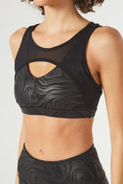 Women's Lay It On Mesh Bra Made in USA detail view 18