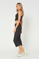 Women's Ribbed Studio 2-Piece Set Made in USA detail view 5