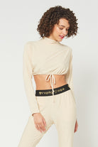Women's Light Heather Studio 2-Piece Set Made in USA detail view 2