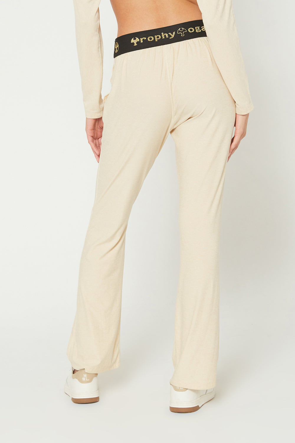 Women's Light Heather Studio 2-Piece Set Made in USA back view