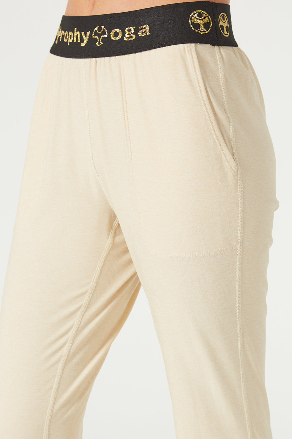 Women's Light Heather Studio 2-Piece Set Made in USA side view