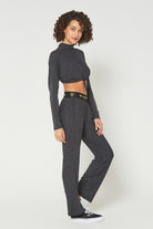 Women's Light Heather Studio 2-Piece Set Made in USA detail view 6