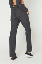 Women's Light Heather Logo Relaxed Pants Made in USA detail view 7