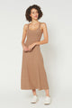 Women's Cross Back Strap Maxi Dress Made in USA detail view 3