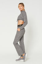 Women's Light Heather Studio 2-Piece Set Made in USA detail view 11