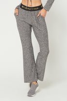 Women's Light Heather Logo Relaxed Pants Made in USA detail view 10