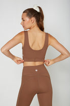 Women's Slim Mesh Bra Top Made in USA side view