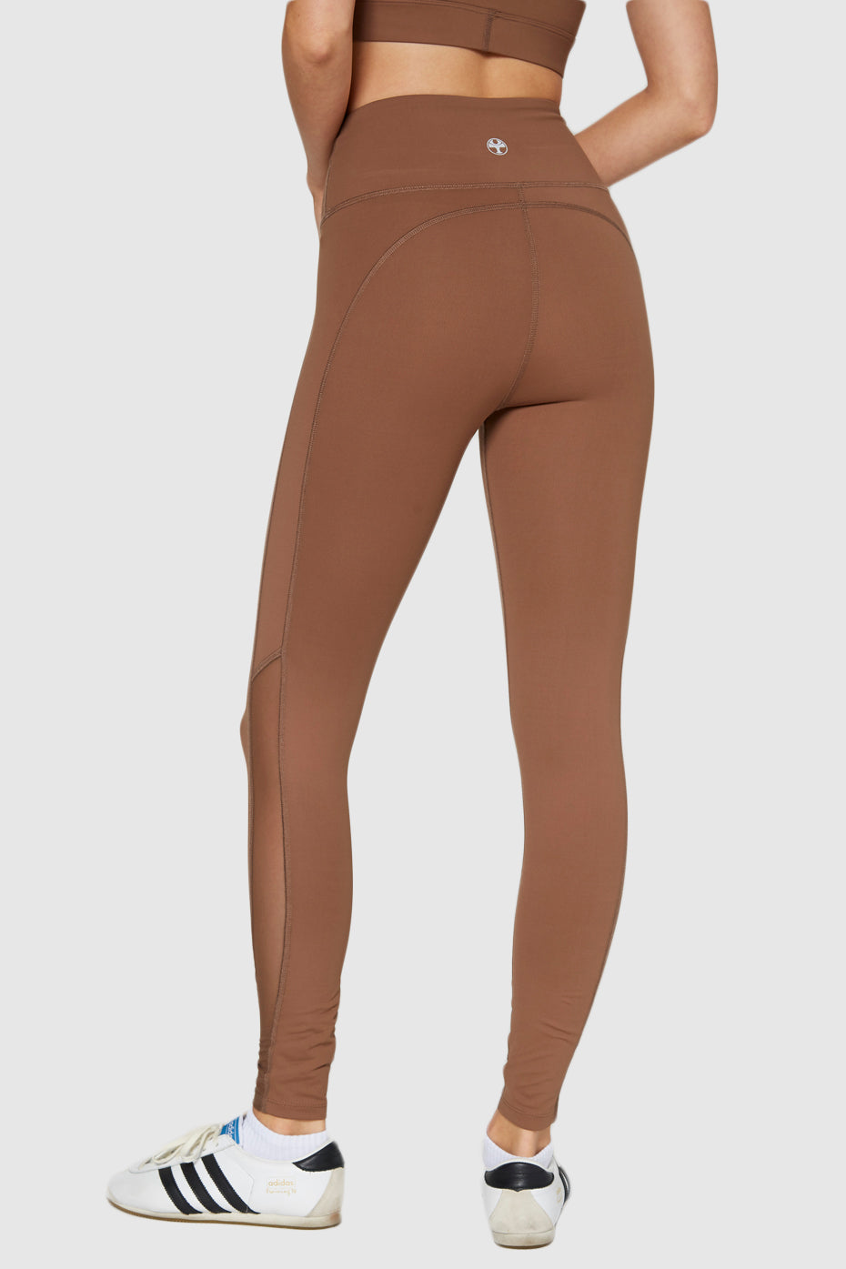 Women's Slim Mesh Yoga 2-Piece Set Made in USA side view