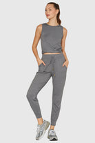 Women's Essential Jersey Jogger Made in USA detail view 1