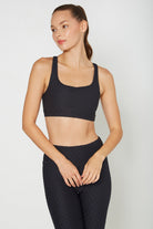 Women's Scallop Strappy Bra Made in USA front view