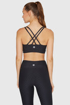 Women's Scallop Strappy Bra Made in USA back view