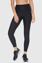 Women's Scallop Legging Made in USA front view
