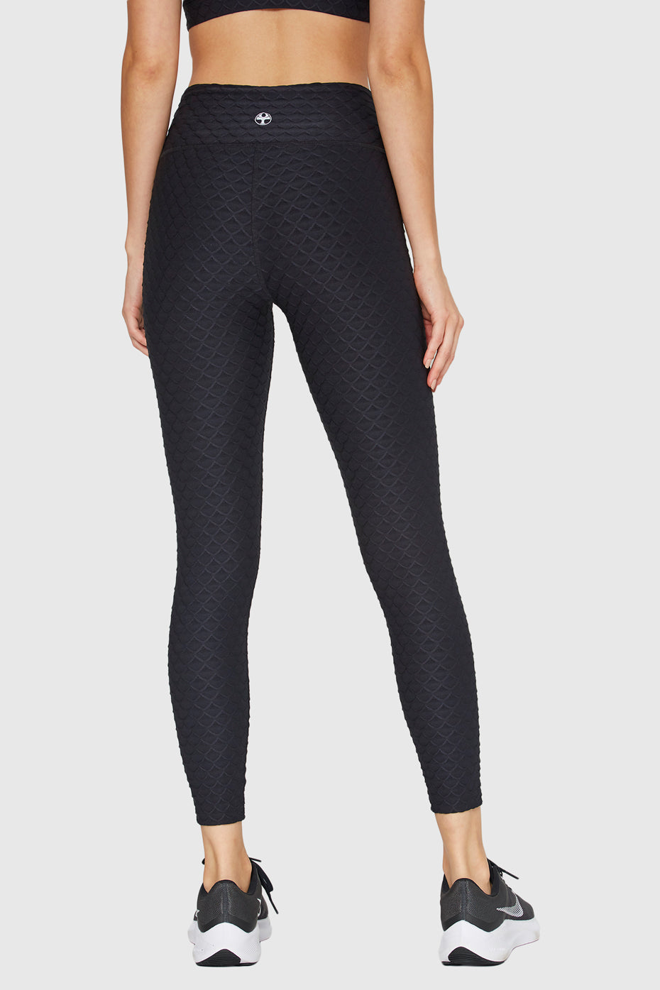 Women's Scallop Legging Made in USA back view