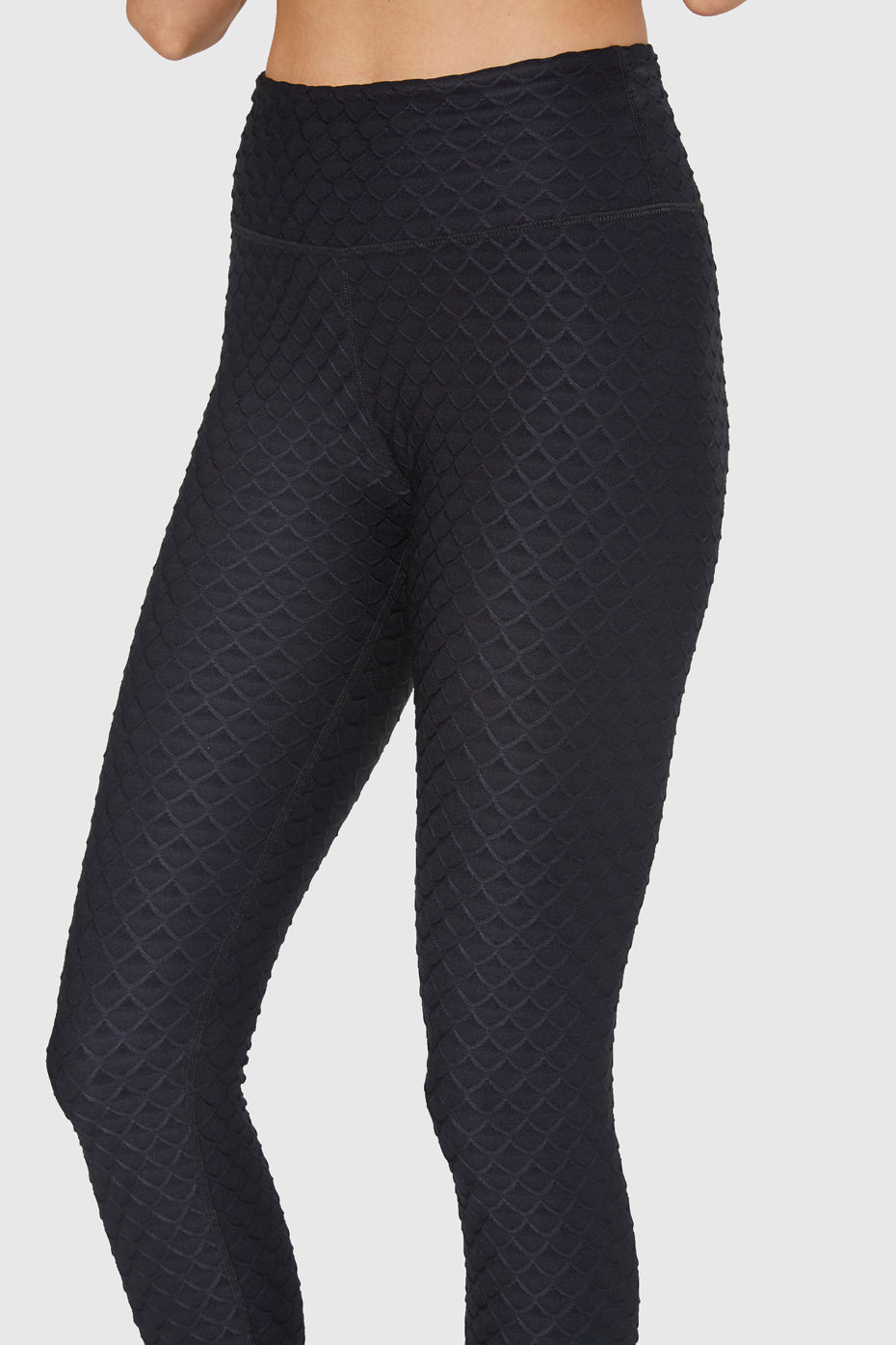 Women's Scallop Legging Made in USA detail view 1