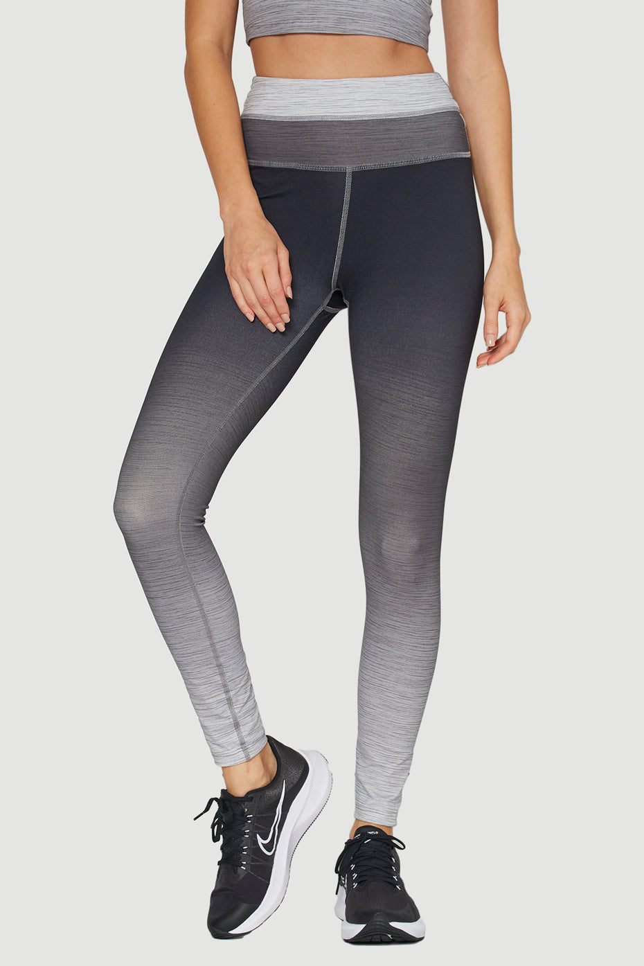 Women's Ombre Cross Yoga 2-Piece Set Made in USA detail view 3