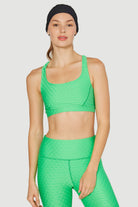Women's Scallop Strappy Bra Made in USA detail view 12