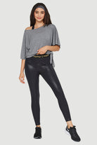 Women's Side Tie Tee Made in USA detail view 8