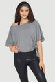 Women's Side Tie Tee Made in USA detail view 4