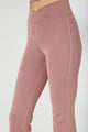 Women's Cross Front Flare Yoga 2-Piece Set Made in USA detail view 8