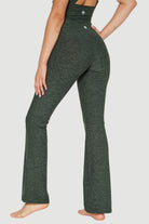 Women's Soft Heather Jersey Flare Leggings detail view 10
