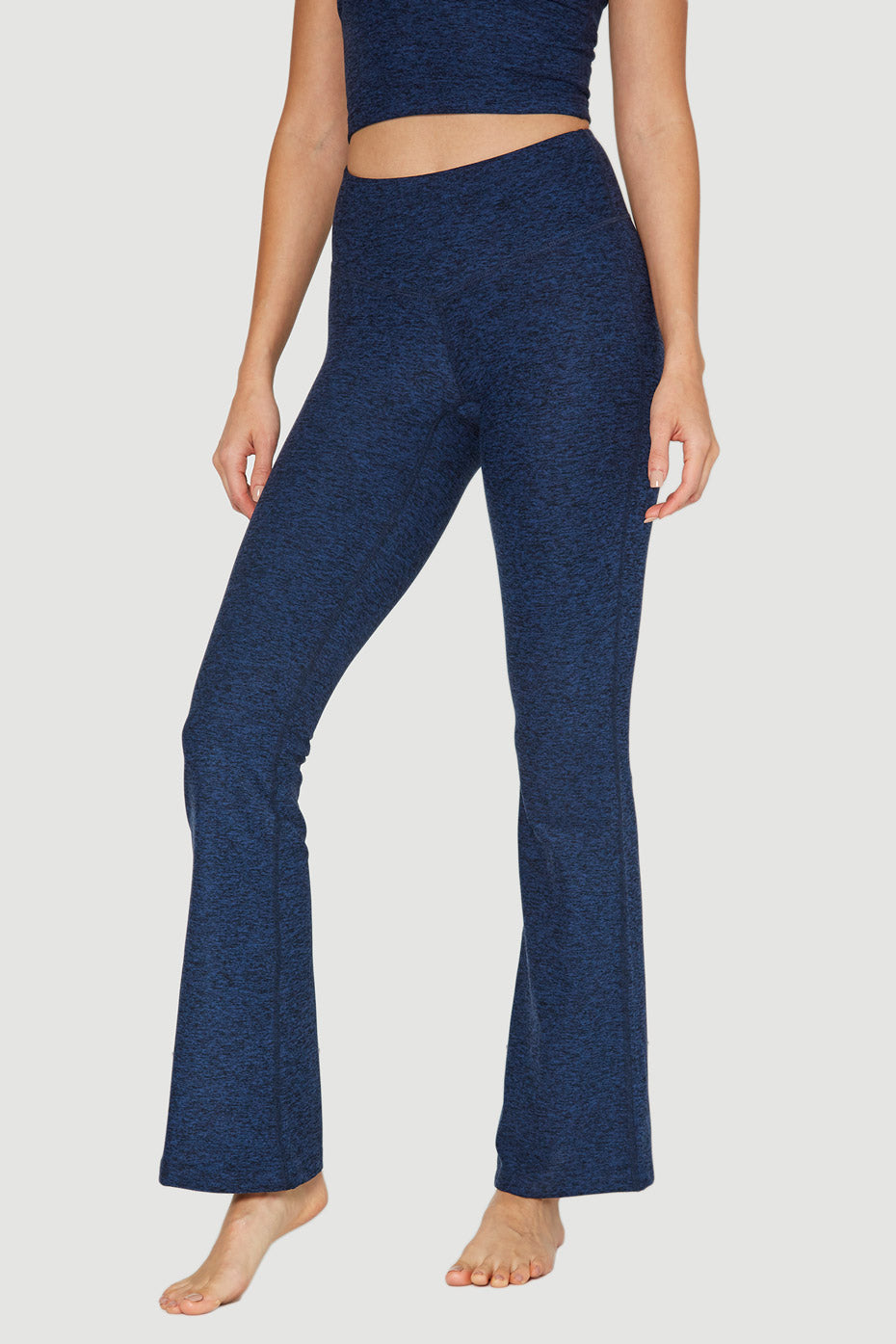 Women's Soft Heather Jersey Flare Leggings detail view 14