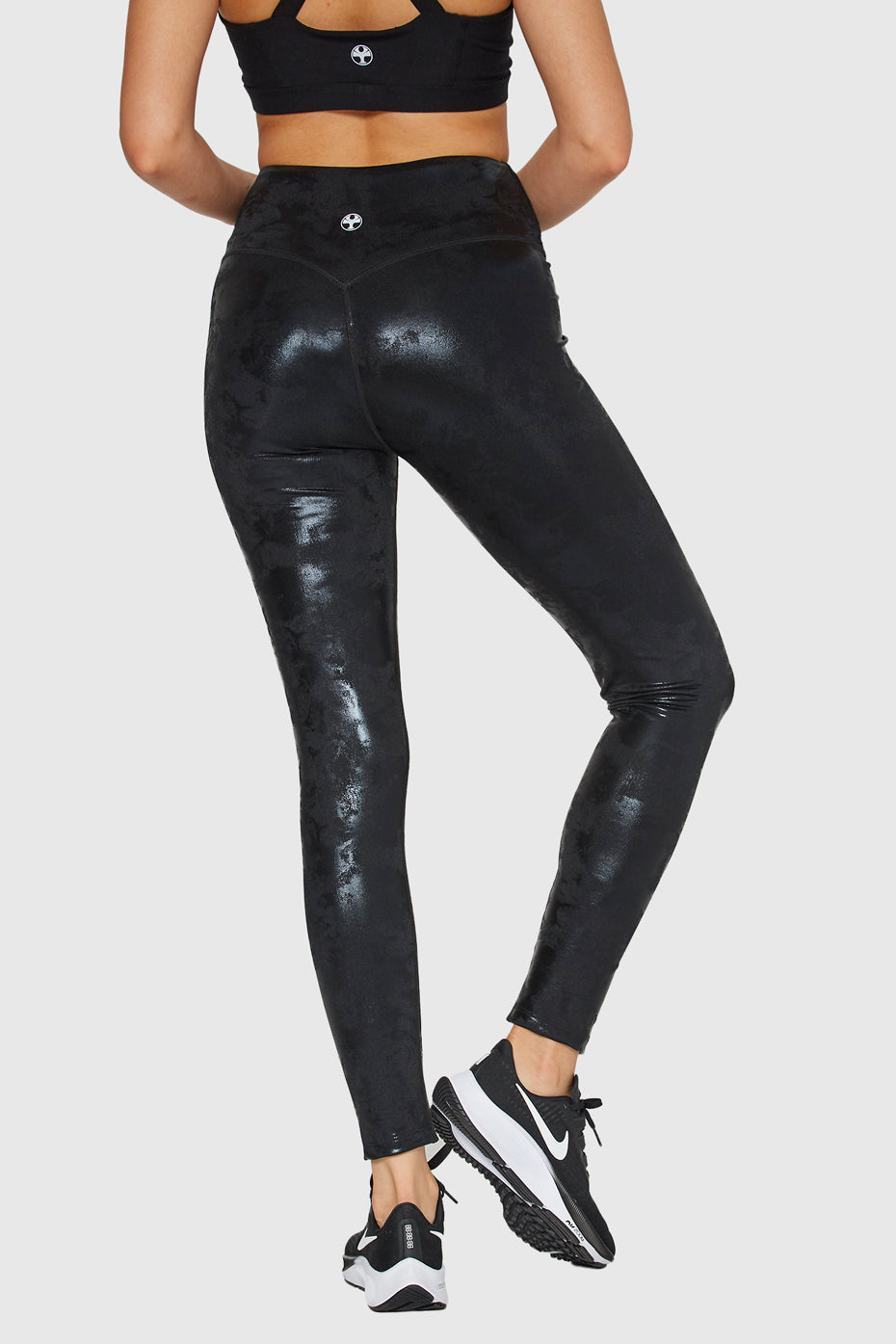 Women's Point Back Leggings Made in USA detail view 3