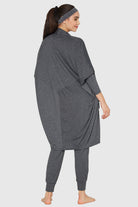 Women's Cocoon Cardigan Made in USA detail view 2