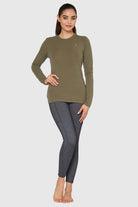 Women's Classic Crew Long Sleeve Made in USA detail view 14