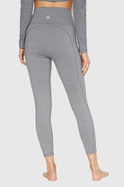 Women's Stretch Heather Pocket Legging Made in USA detail view 5
