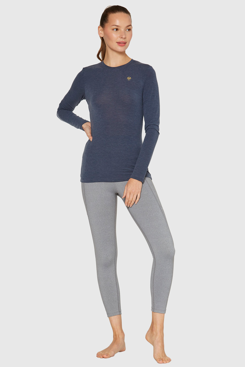 Women's Classic Crew Long Sleeve Made in USA detail view 7