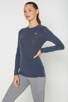 Women's Classic Crew Long Sleeve Made in USA detail view 5