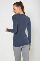 Women's Classic Crew Long Sleeve Made in USA detail view 4