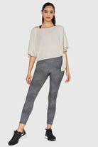 Women's Side Tie Tee Made in USA detail view 2