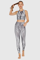 Women's Marble City Racer Bra Made in USA detail view 2