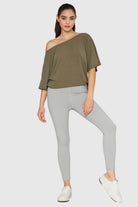 Women's Side Tie Tee Made in USA detail view 13