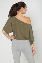 Women's Side Tie Tee Made in USA detail view 11