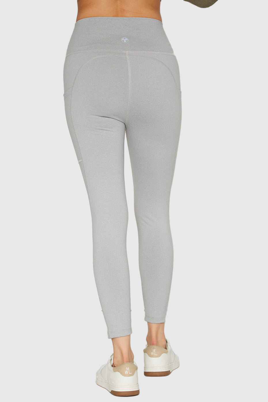 Women's Stretch Heather Pocket Legging Made in USA detail view 10