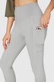 Women's Stretch Heather Pocket Legging Made in USA detail view 11