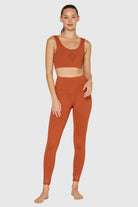 Women's Slim Mesh Yoga 2-Piece Set Made in USA detail view 2