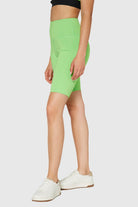 Women's Scuba Biker Shorts Made in USA front view