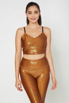 Women's Copper T-Strap Bra Made in USA back view