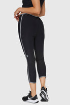 Women's Jersey Bias Capri Made in USA side view