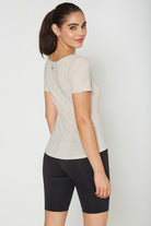 Women's Essential Stretch Tee Made in USA detail view 17